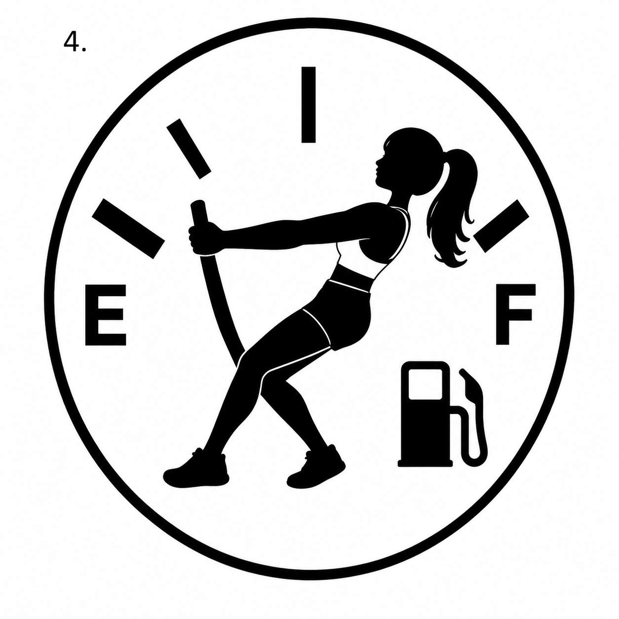 Fuel Gage Girl (Options)