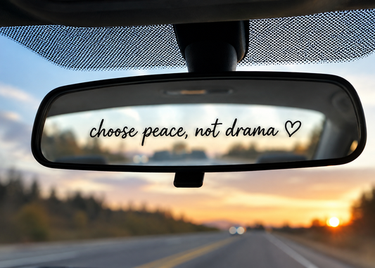 Choose Peace Not Drama